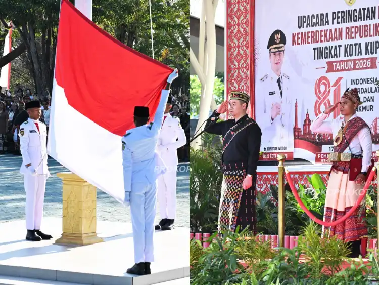 Pimpin Upacara HUT Ke-81 RI, Wali Kota Kupang: “Flores Tidak Sendiri”