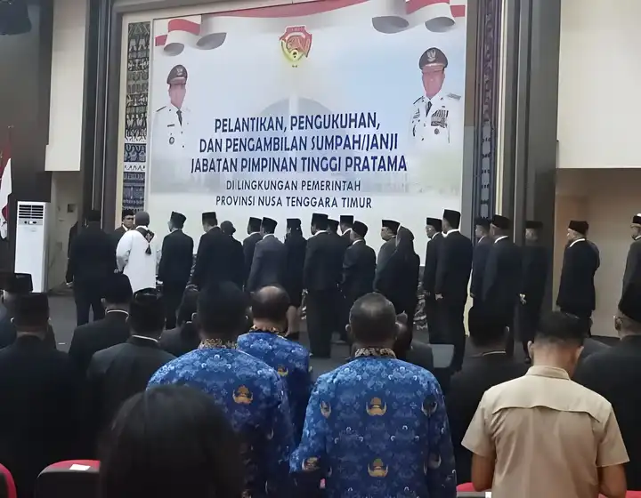 Gubernur NTT Lantik 15 Pejabat Eselon II 