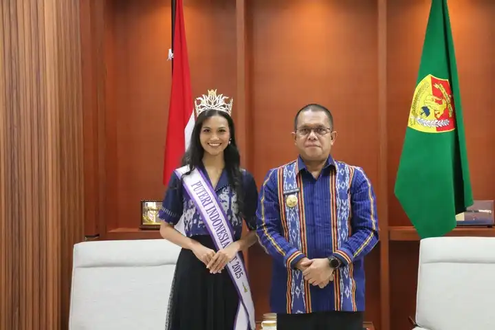 Gubernur Melki dan Elisa Benedicta