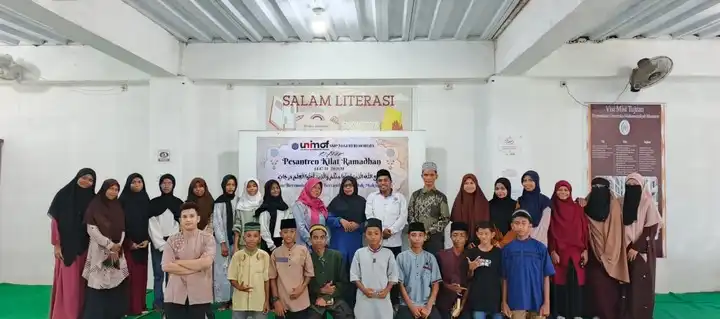 Pembukan kegiatan Pesantren Ramadan 1447 H kolaborasi Universitas Muhammadiyah Maumere dan SMP Negeri Reroroja, Jumat (27/2/2026)