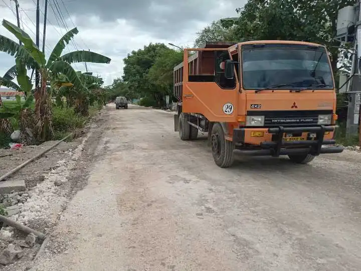 jalan di depan GOR Oepoi Kota Kupang yang dikerjakan Tahun 2026