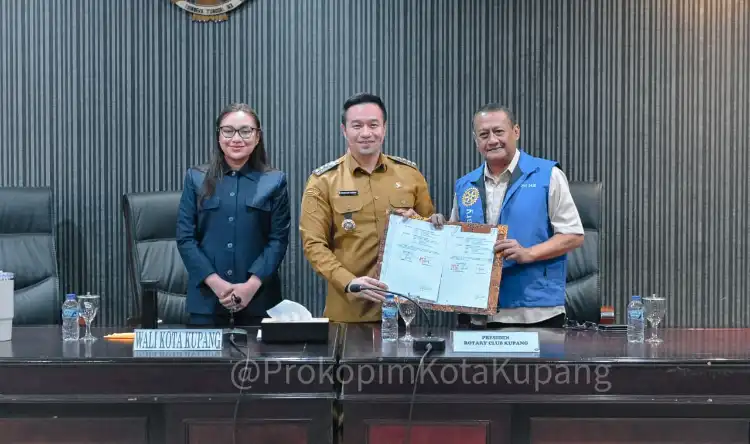 Kolaborasi Kemanusiaan, Pemkot Kupang Teken MoU dengan Rotary Club