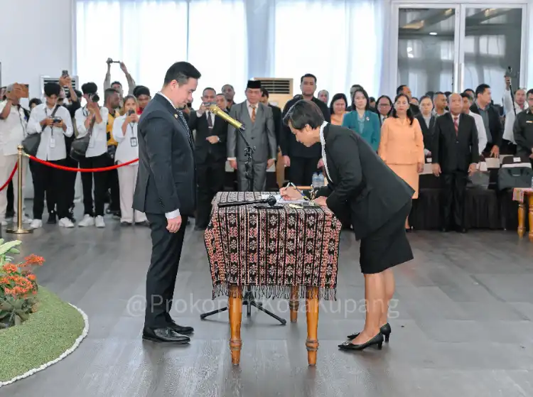 Lantik 148 Pejabat, Christian Tekankan Integritas