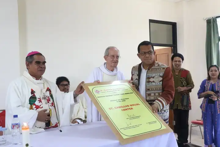 St. Camillus Social Center Kupang diresmikan Gubernur NTT melki laka lena