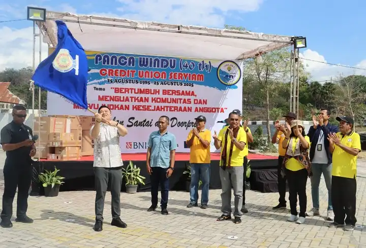 buka lomba jalan sehat ksp serviam