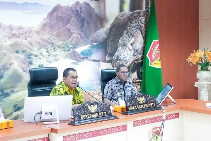 gubernur dan wagub bahas infrastruktur digital di ntt