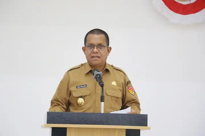 gubernur melki di Pembukaan Program Pelatihan Berbasis Kompetensi (PBK) Tahap II Tahun 2025