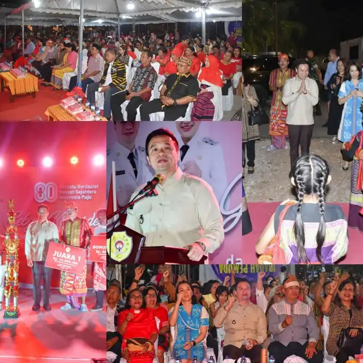 kolase walkot saat tutup festival budaya nefonaek