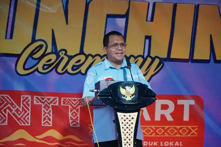melki resmikan ntt mart di belu