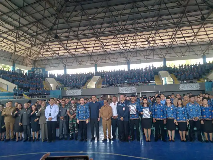 p3k tahap 2 bersama wali kota kupang di gor