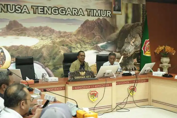 rapat dengan bpkp ntt