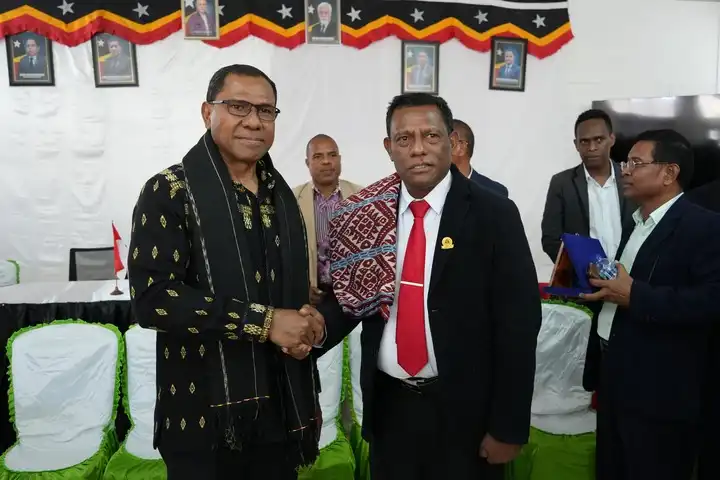 wagub ntt kunjungi Kantor Bupati Liquica, Timor Leste administração Munisipio Liquica