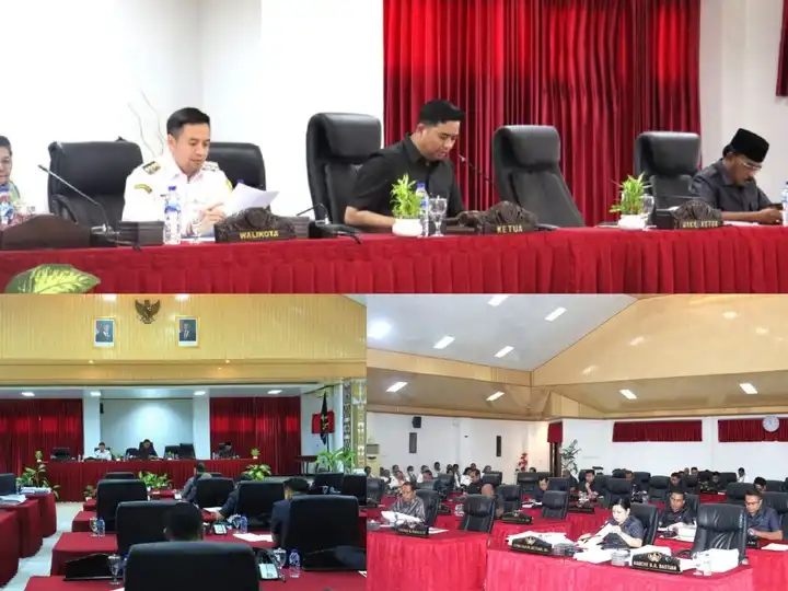 walkot di rapat dprd untuk serahkan rapenda RPJMD
