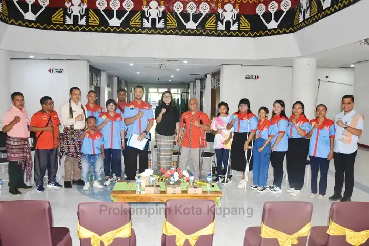 wawali kupang bersama pengurus NPCI Kupang